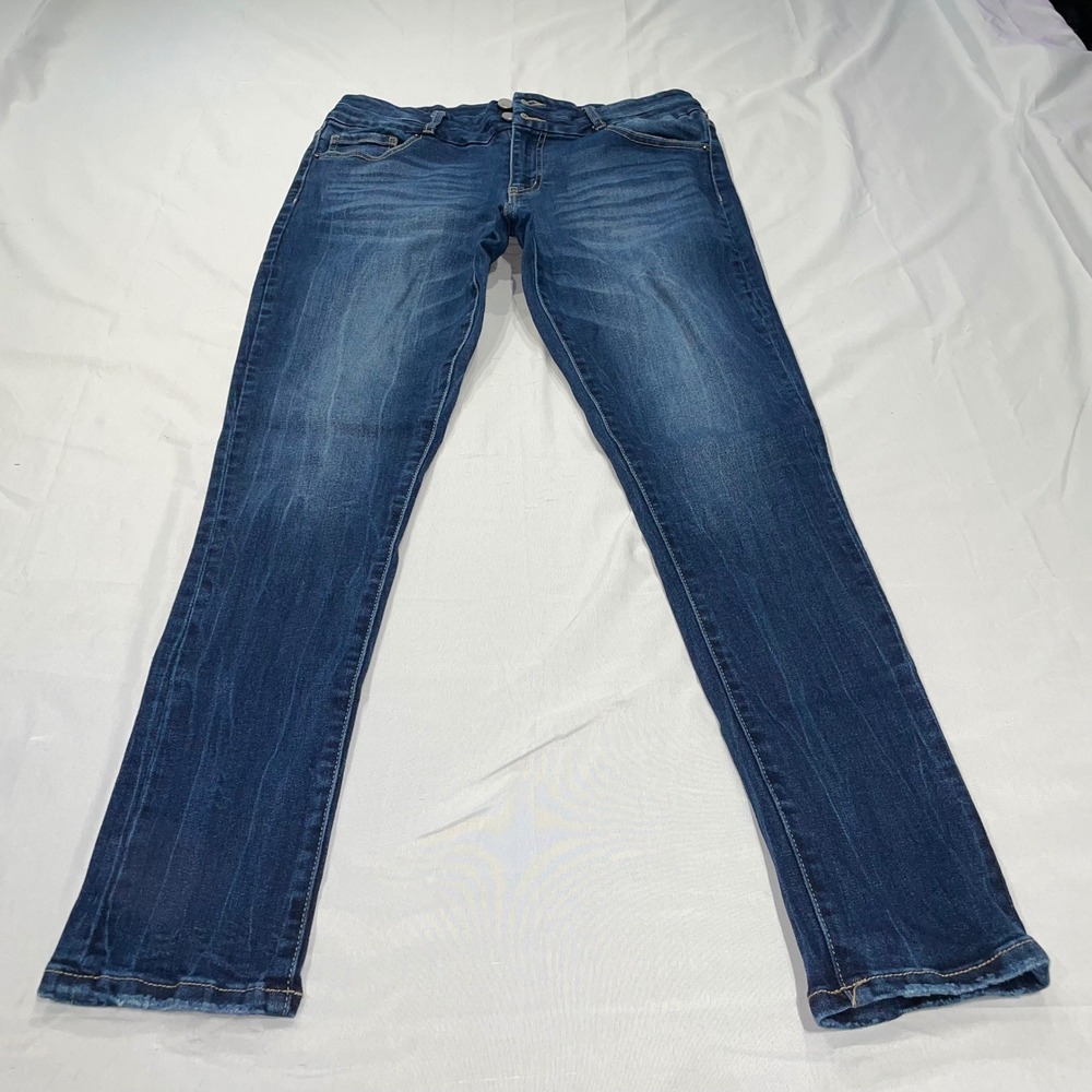 BKE Payton Skinny Jeans Womens 30x31.5 Mid Rise Universal Fit Dark Wash Denim